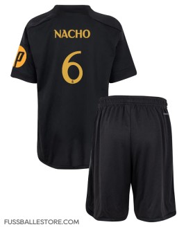Günstige Real Madrid Nacho Fernandez #6 3rd trikot Kinder 2023-24 Kurzarm (+ Kurze Hosen)